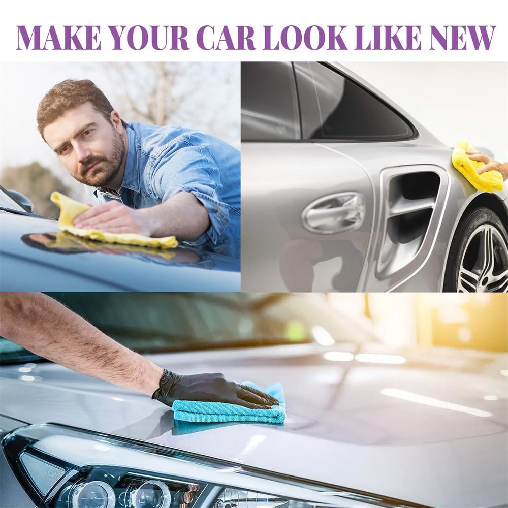 Tohuu Ceramic Coating Spray For Cars 3 In 1 Car Shield Coating Car Paint Repair Waterless Car Wash Ceramic Spray Coating Quick Car Coating Spray For Cars Motorcycle outgoing