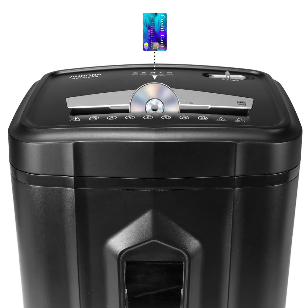 Aurora GB Heavy Duty Anti-Jam 18-Sheet Crosscut Shredder/30 Min Run Time/ 5-Gallon Pullout Basket and Casters