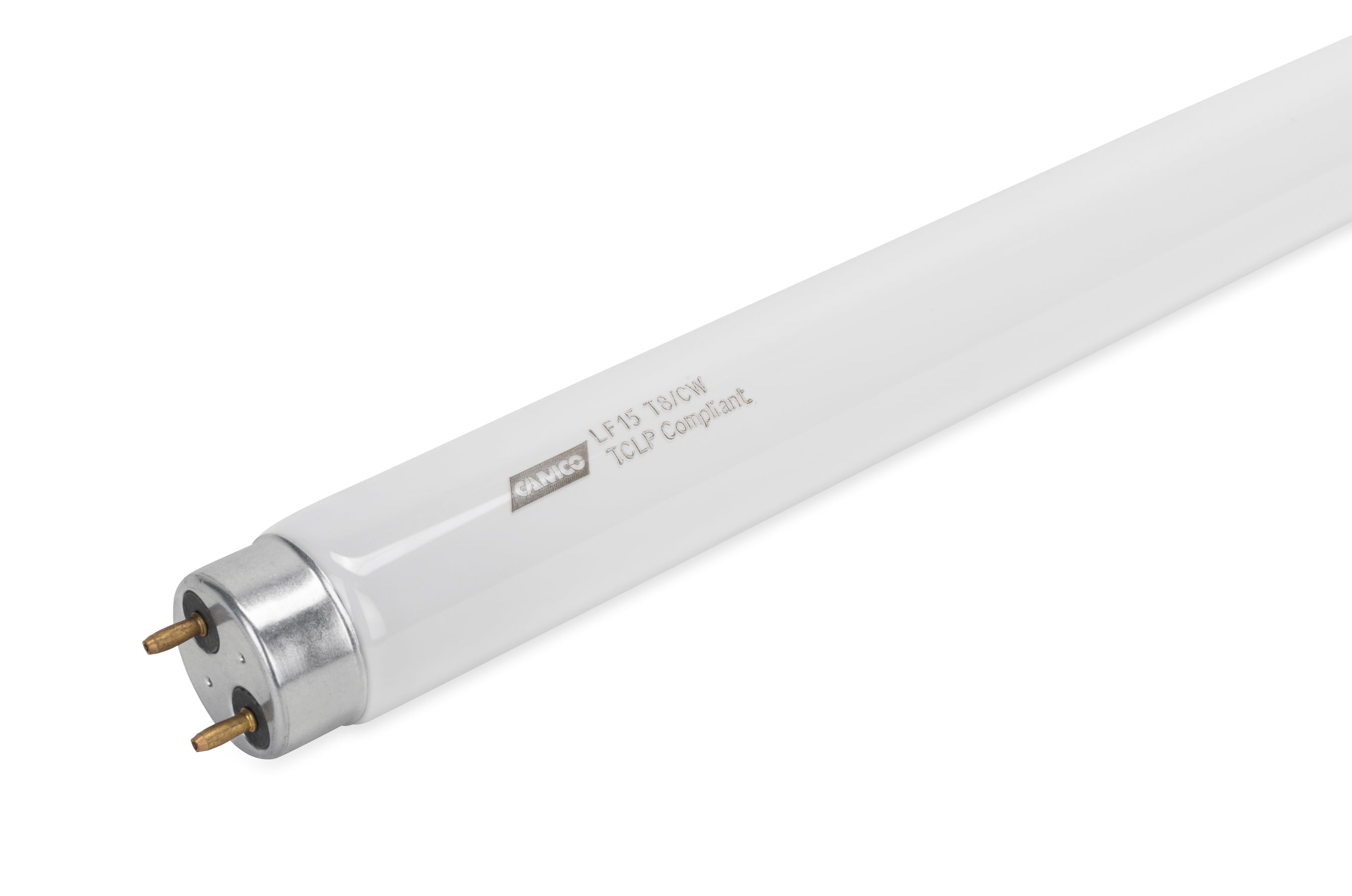 Camco Replacement Fluorescent Light Bulb |15 Watt, 18-inches | 2-Pack (54878)
