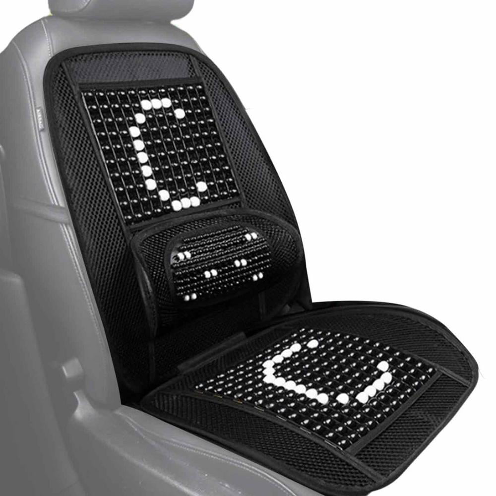 Tohuu Beaded Seat Covers for Cars Wooden Beaded Ultra Comfort Massaging Car Seat Cushion Car Driver Massaging Cushion for Car Truck Seat current
