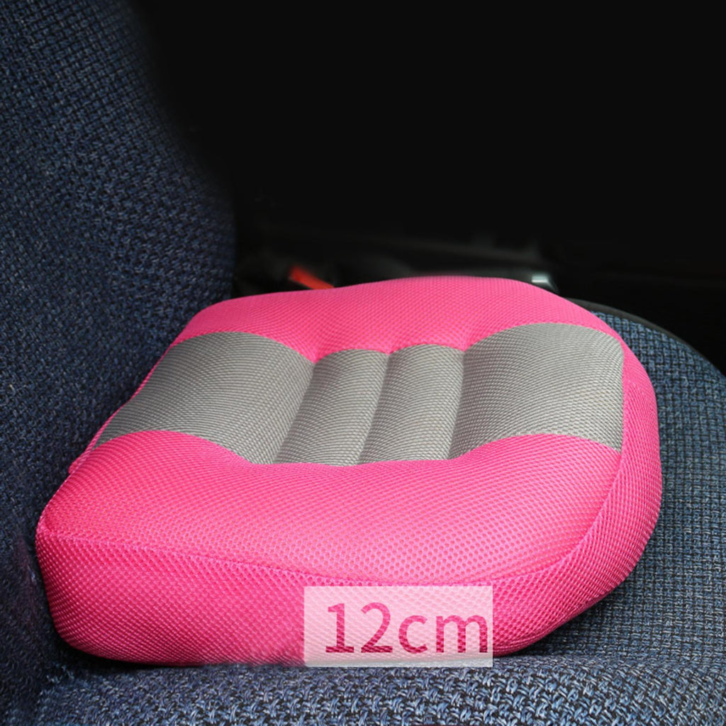Car Seat Cushion Heightening Height Boost Mat, Car Seat Pad Angle Lift Grey