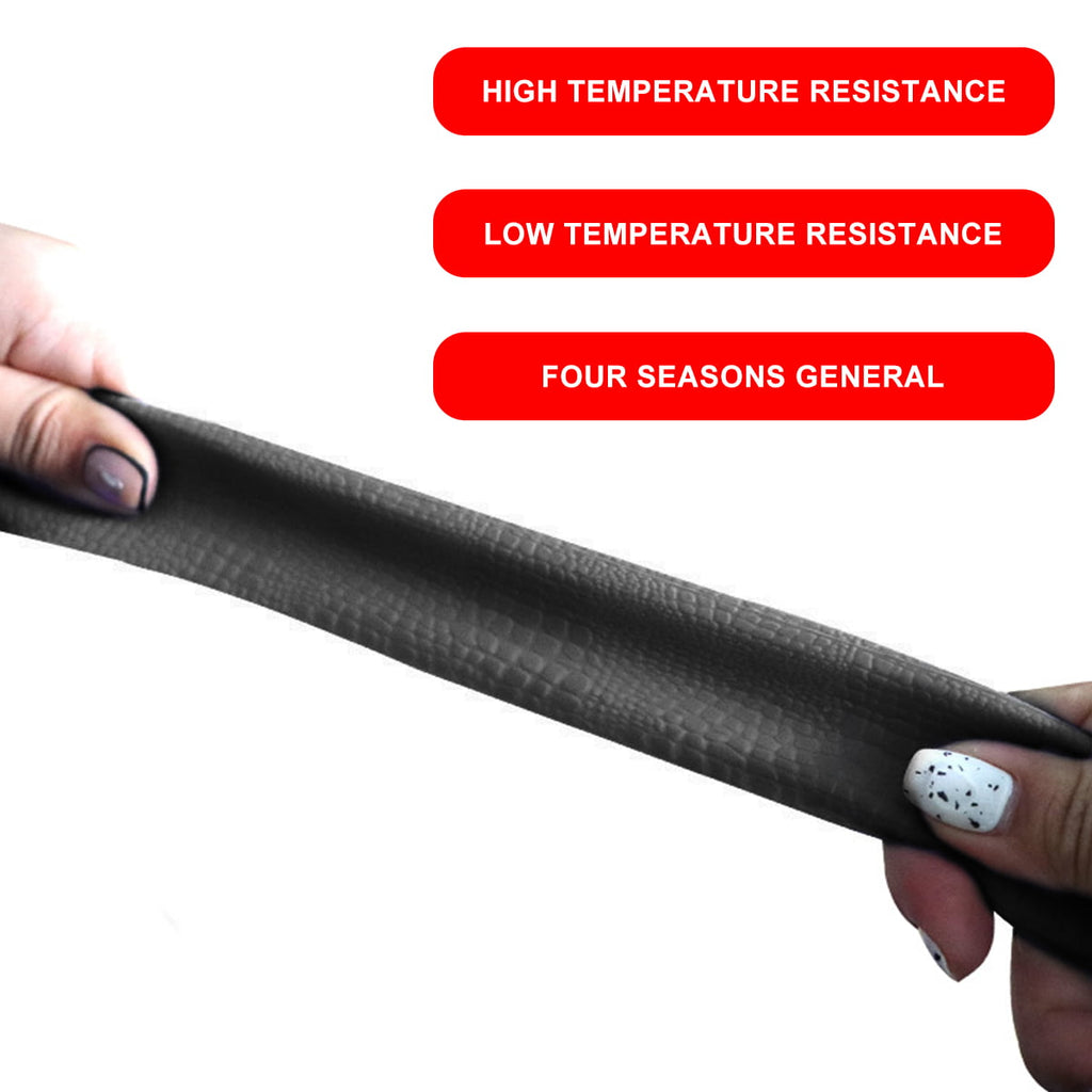 Toorise Silicone Auto Car Steering Wheel Cover Anti-Slip for 27-42CM Car Styling Steering Washable Easy to Install Wheel Protector Car Decoration Black Red Gray