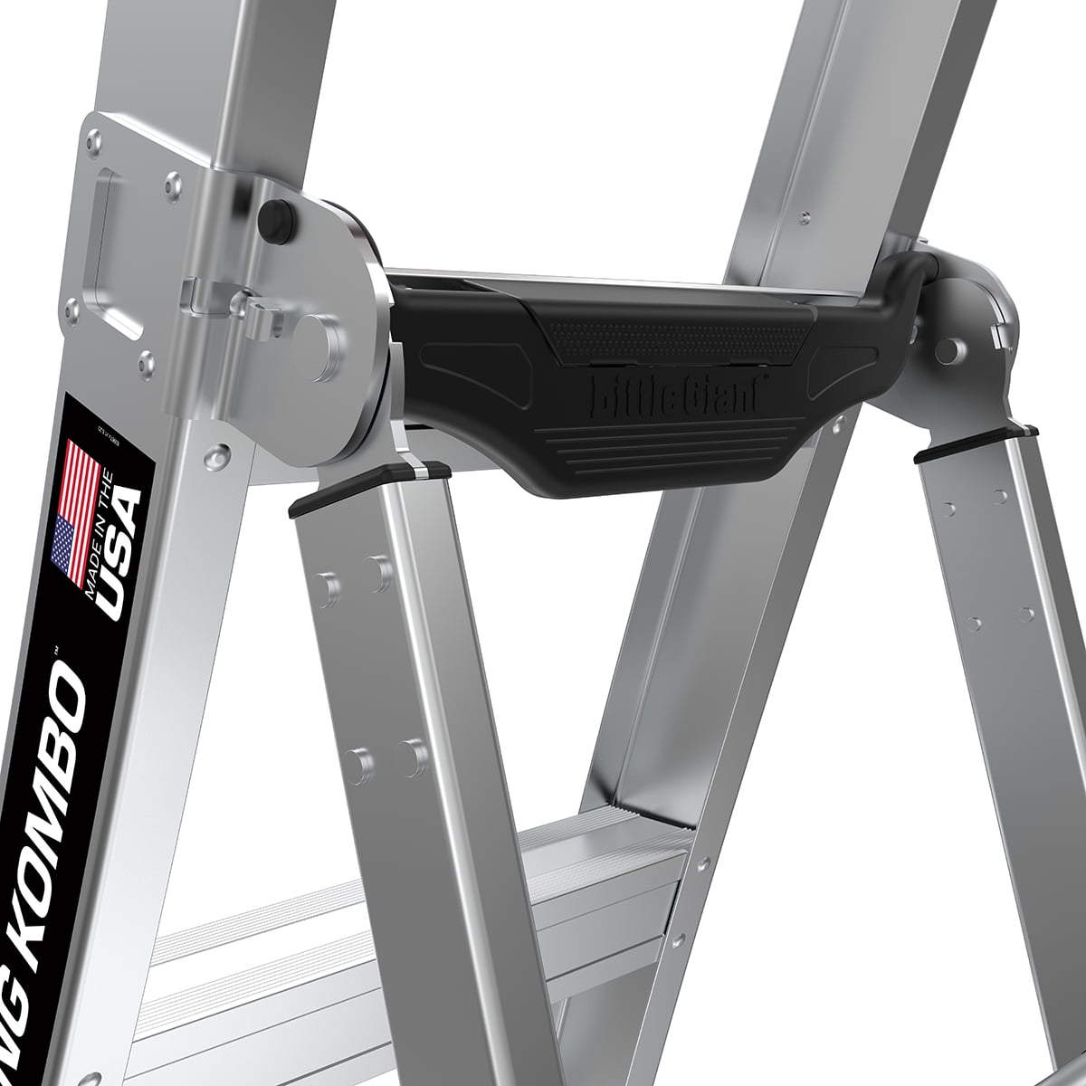 Little Giant King Kombo 5'-8' Aluminum 3-in-1 Combo Ladder, Type 1A - 300 lbs. Rated, 11 ft. 4 in. Reach