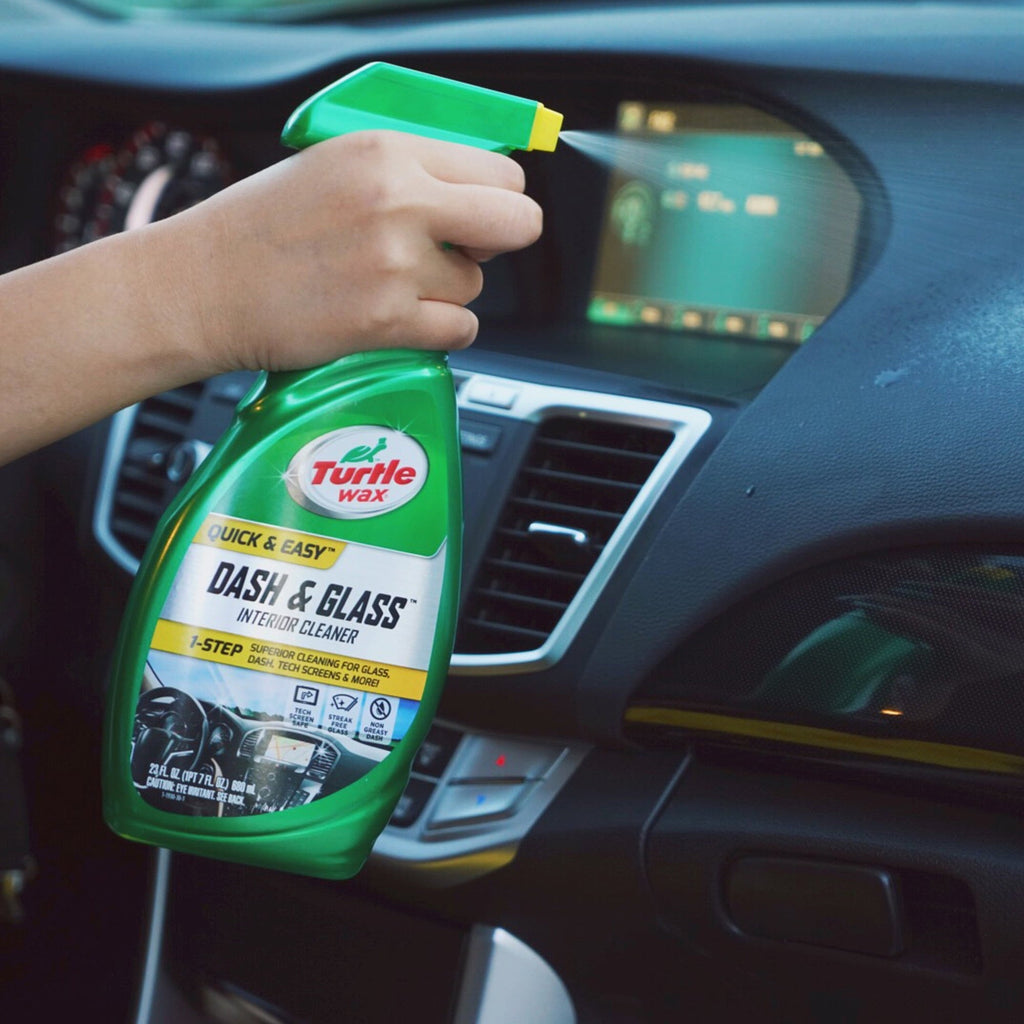 Turtle Wax Quick and Easy Dash and Glass Interior Detailer, 23 oz