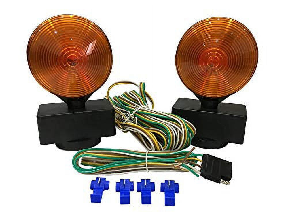 MaxxHaul 80778 - 12V Magnetic Towing Light Kit - Dual Sided for RV, Boat, Trailer and More - DOT Approved
