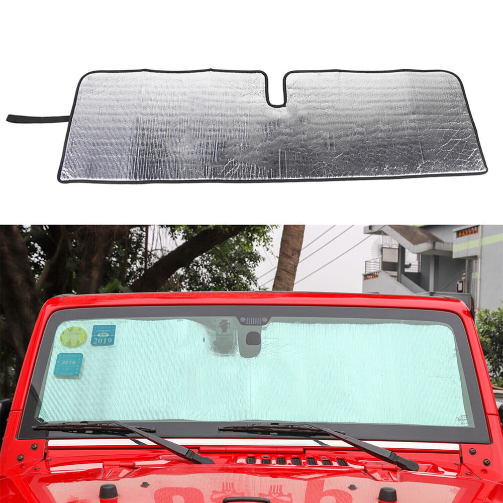 For Jeep Wrangler JK 2007-2018 Sunshade 2/4 Door Windshield UV Heat Insulation
