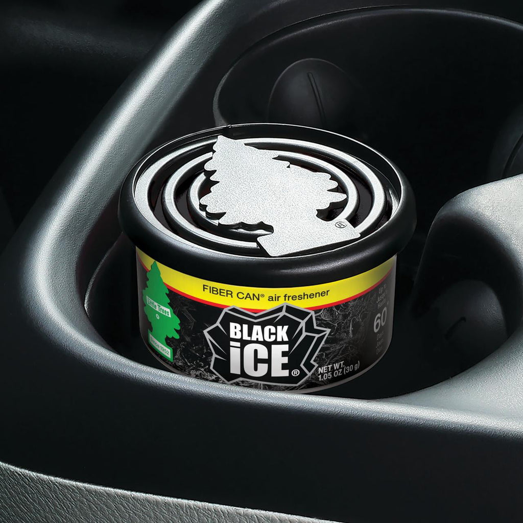 Little Trees Air Freshener Fiber Can Black Ice 1.05 oz