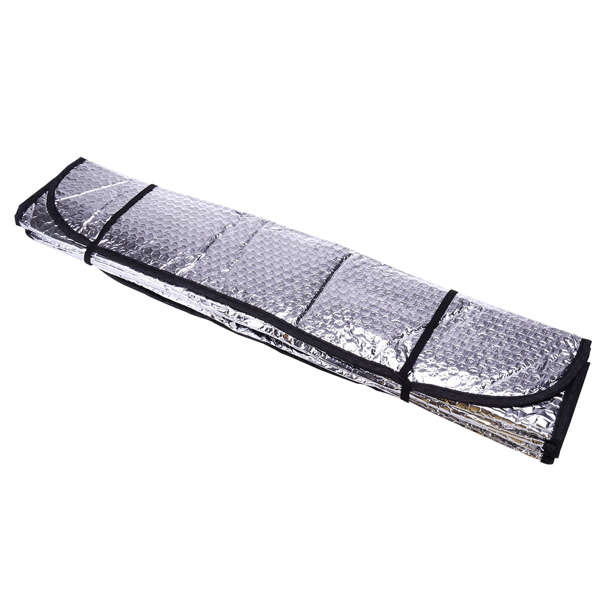 Homemaxs Car Auto Foldable Windshield Visor Sun Shade Heat Reflective Sun Shield (Silver)