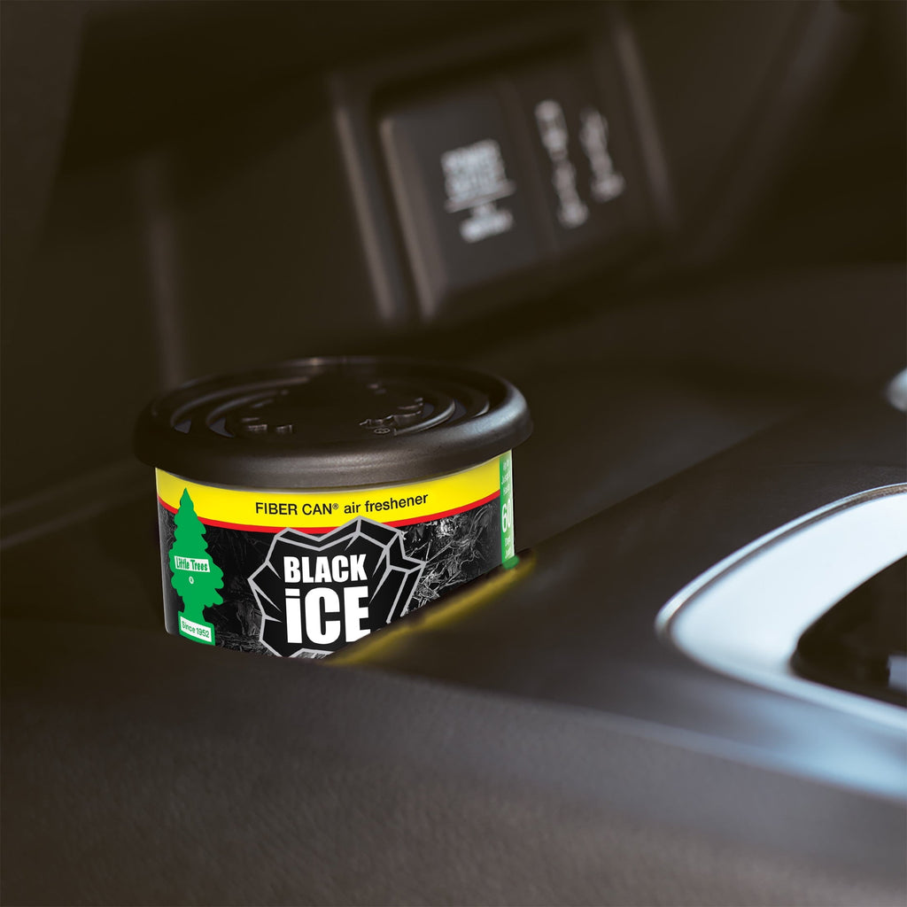 Little Trees Air Freshener Fiber Can Black Ice 1.05 oz