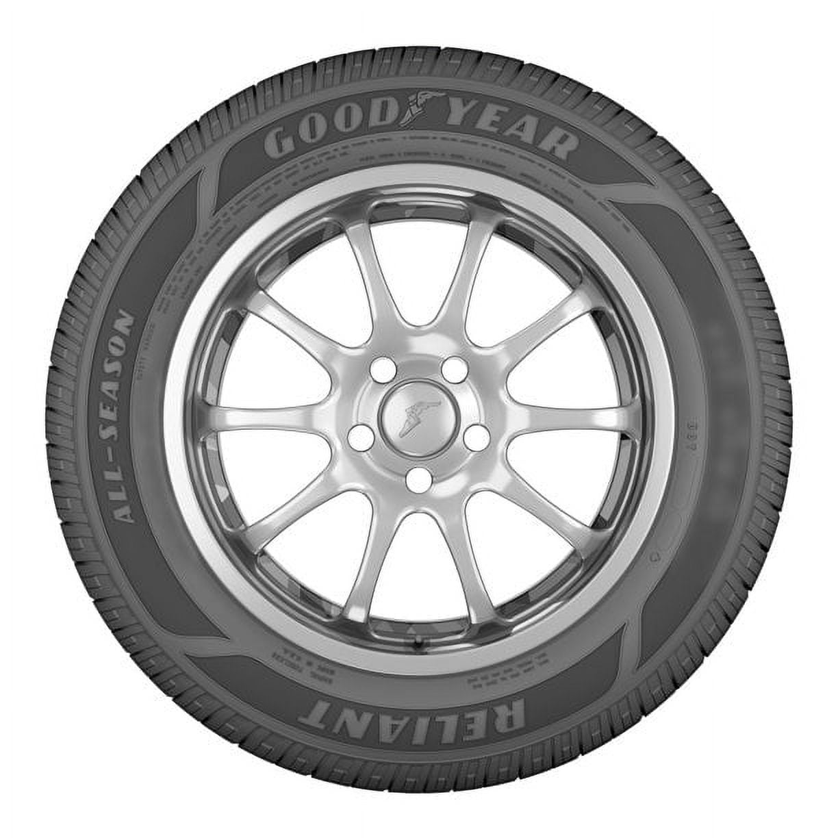 Goodyear Reliant All-Season 225/55R18 98V Tire Fits: 2019 Subaru Crosstrek Hybrid, 2018 Subaru Crosstrek Base