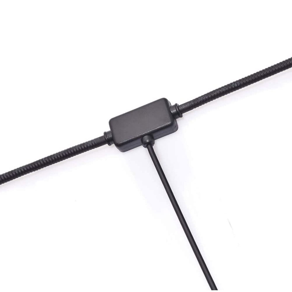 Eightwood FM Radio Antenna FM Dipole Antenna 10ft/3m RG174 Coaxial F-Type Plug Connector