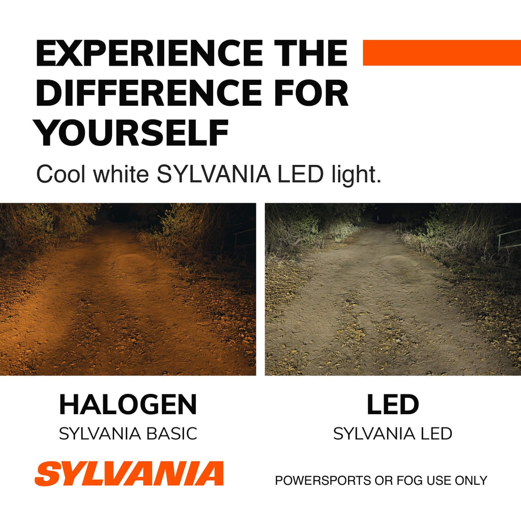 Sylvania 9005 LED Fog Light and Powersport Bulb, Pack of 2