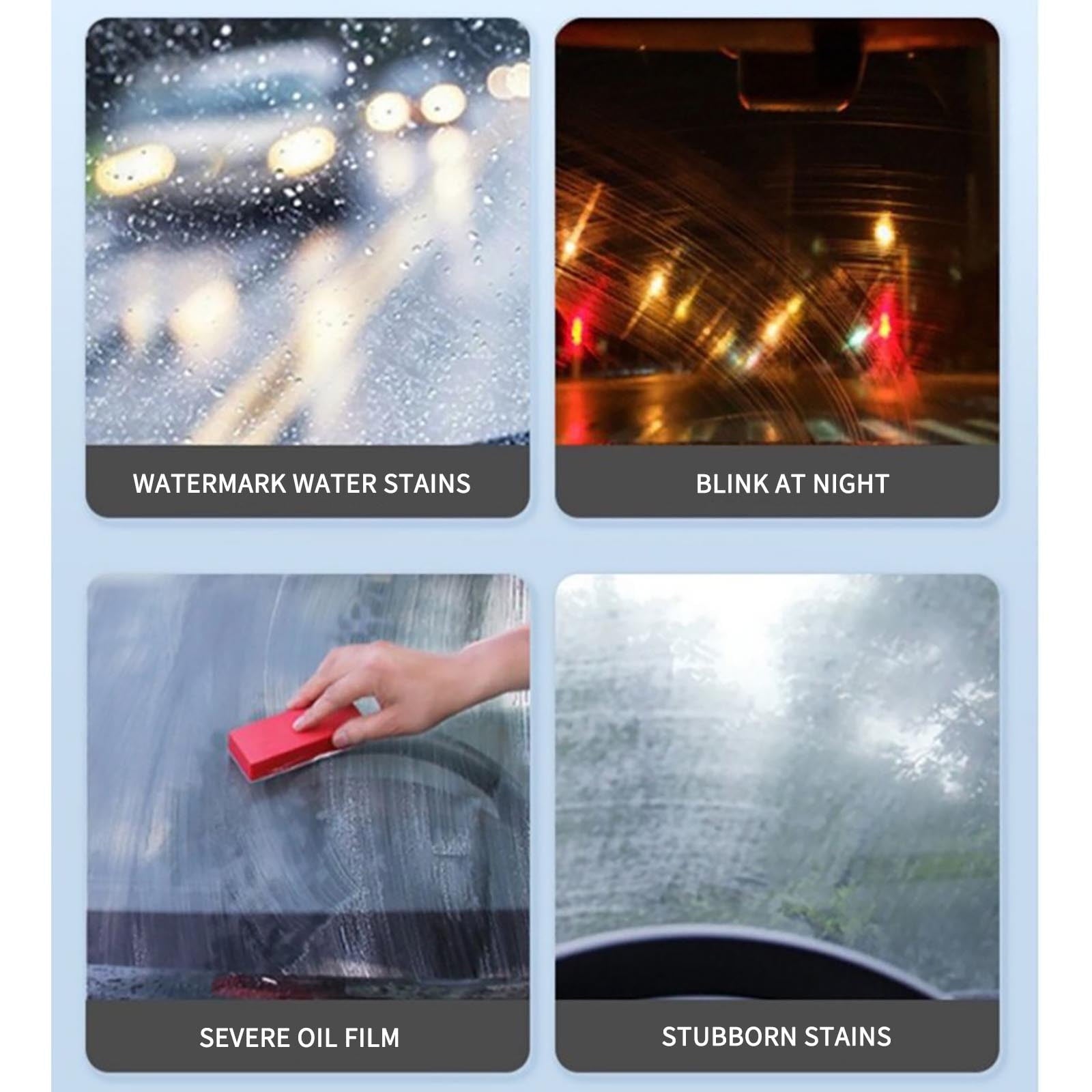 Household Car Cleaners Popular Car Oil Film Cleaning Emulsion, Windshield Oil Film Stain Removal, Wiper Oil Film Cleaning Agent 150ml