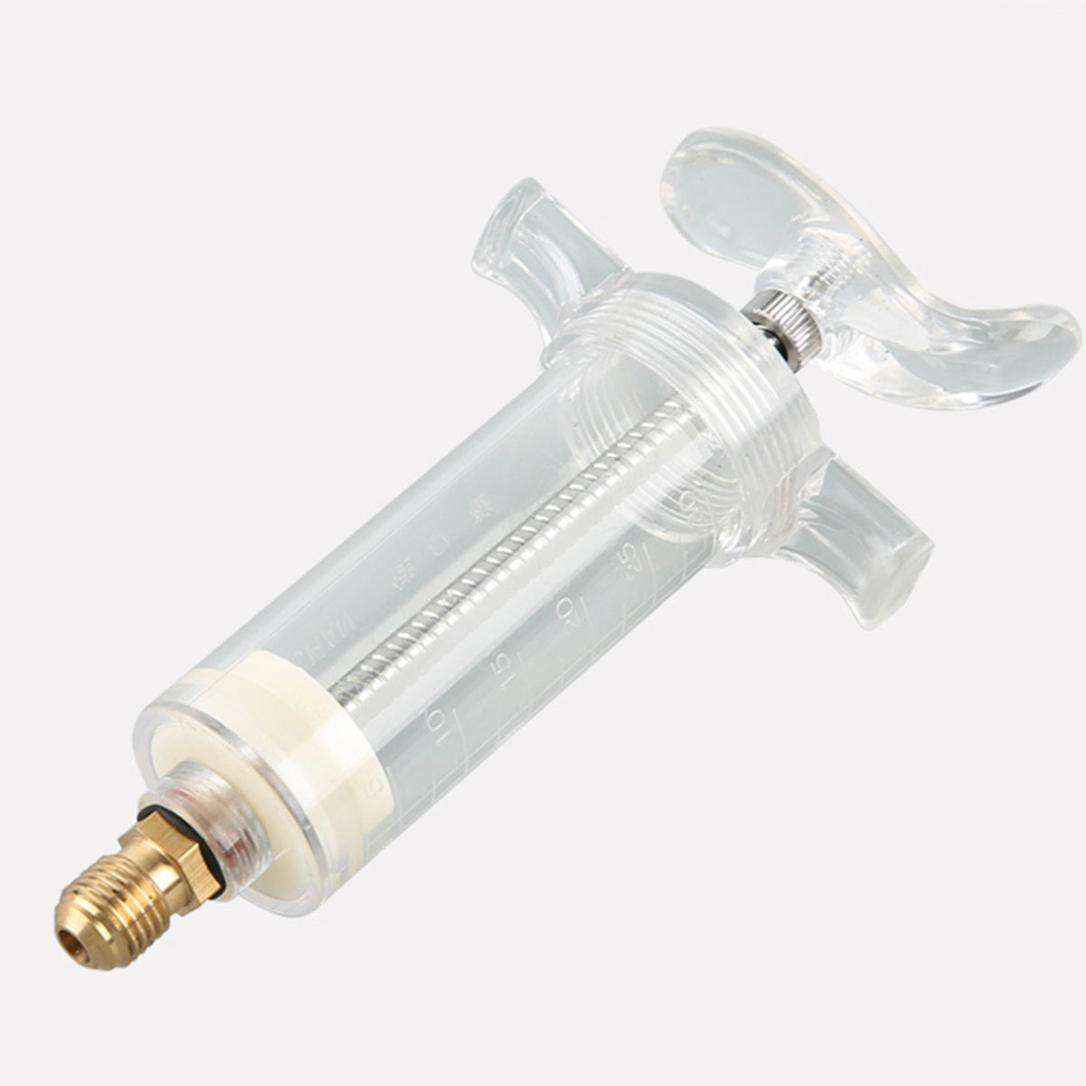 Oil Dye Injector Air Conditioning Injection Tool Hand Air Conditioning Car Oil Injection Dye Injection Tool Premium Durable Liquid Oil Coolant Filler Tube 30ml for Car Accessory