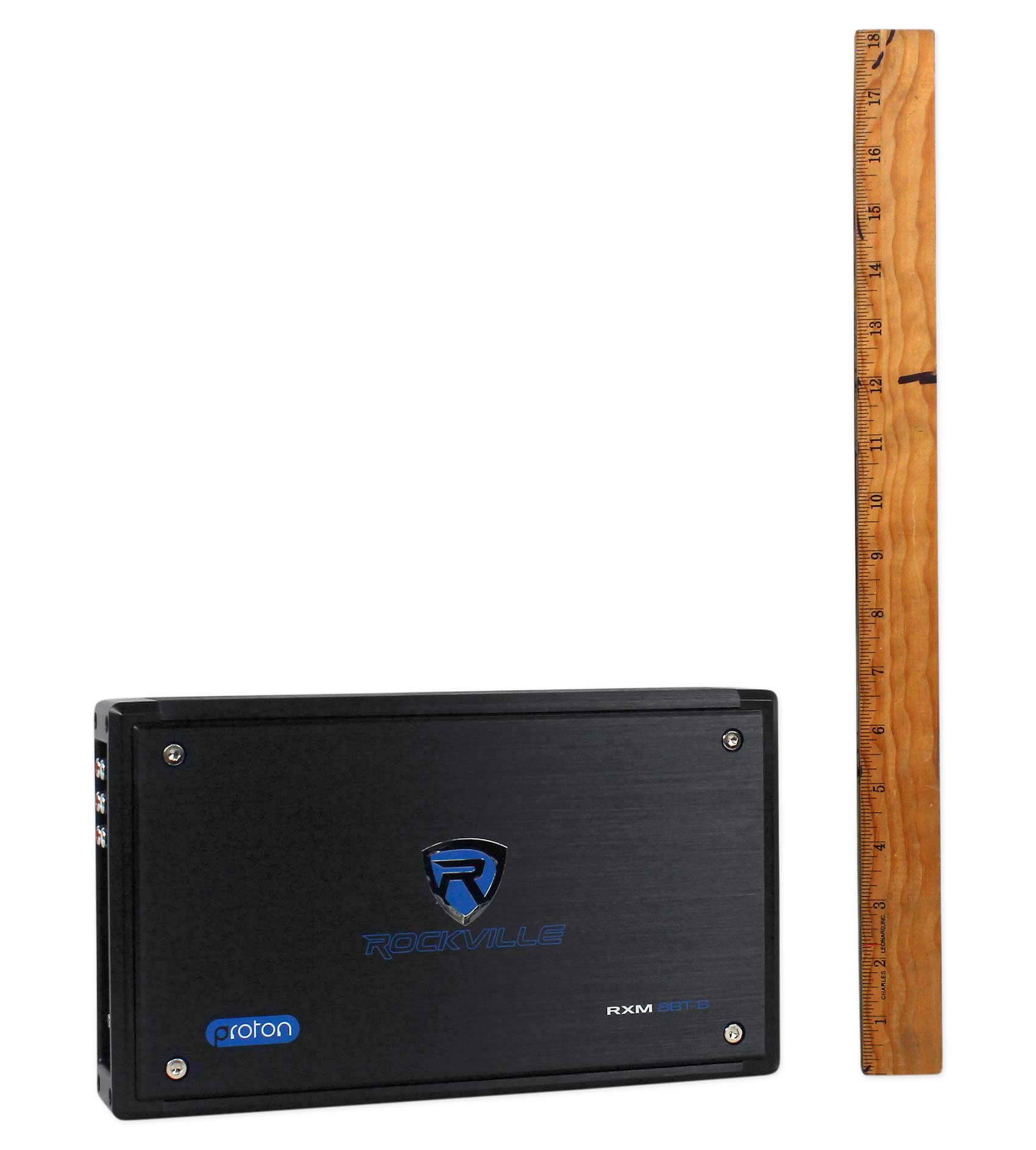Rockville RXM8BTB 8 Channel 1500 Watt Bluetooth Car Stereo Amplifier Amp