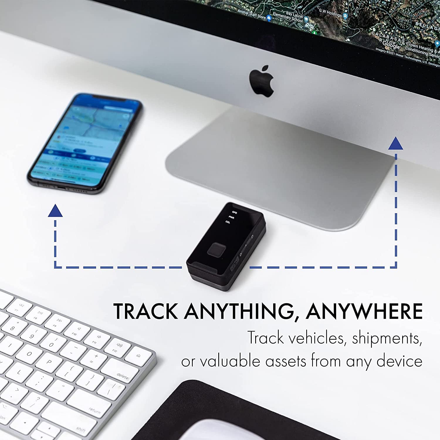 Lightning GPS Discreet 4G Cellular Micro Real-Time Portable GPS Tracker for Vehicles, Cars, Teens, Kids, Elderly, Equipment, Valuables - Subscription Required