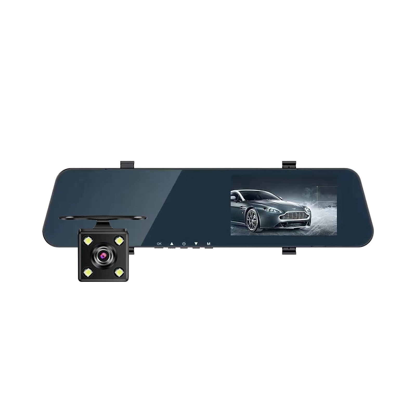 GiliGiliso Mirror Dash Cam Backup Camera12 Inch, HD1080p Smart Camera Rearview Mirror For Cars & Trucks, Front And Rear View Dual Cameras, Night Vision, Parking Assistance Back to School