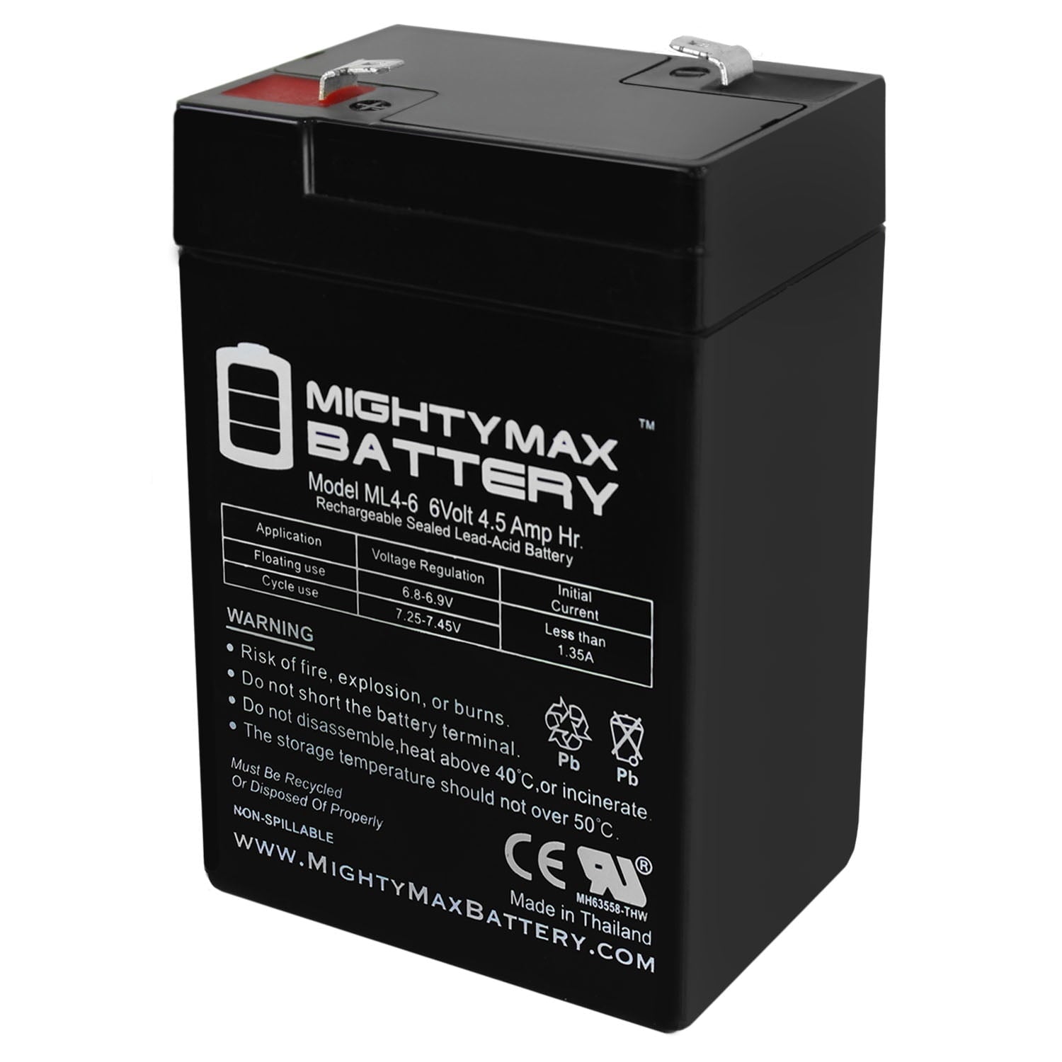 6V 4.5Ah Rechargeable Sealed Deer Game Feeder Camera Battery