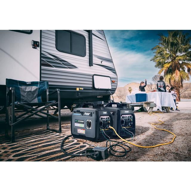 Pulsar Products GD400BN, 4000W Portable super-quiet Dual Fuel & Parallel Capability, CARB Compliant Inverter Generator, ultra-lightweight and RV Ready, 4000-Watt Gray