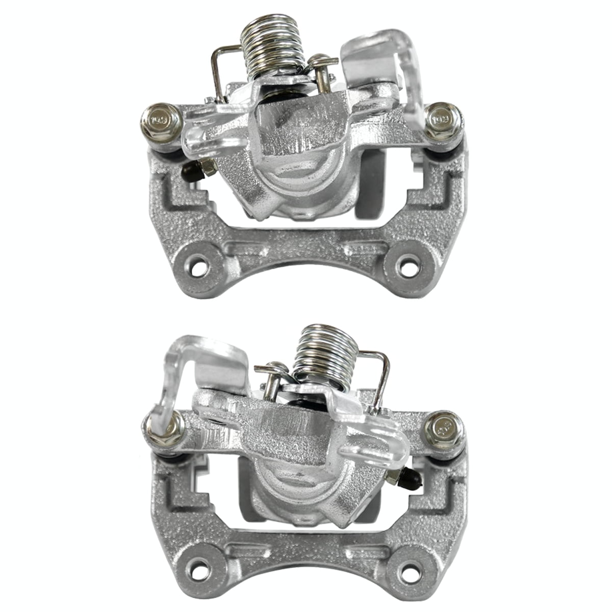 AutoShack Rear Brake Calipers Ceramic Pads Rotors Kit Driver and Passenger Side Replacement for 2006-2011 Ford Fusion 2006-2013 Mazda 6 2006 Lincoln Zephyr 2007-2011 MKZ 2006-2011 Mercury Milan V6 FWD