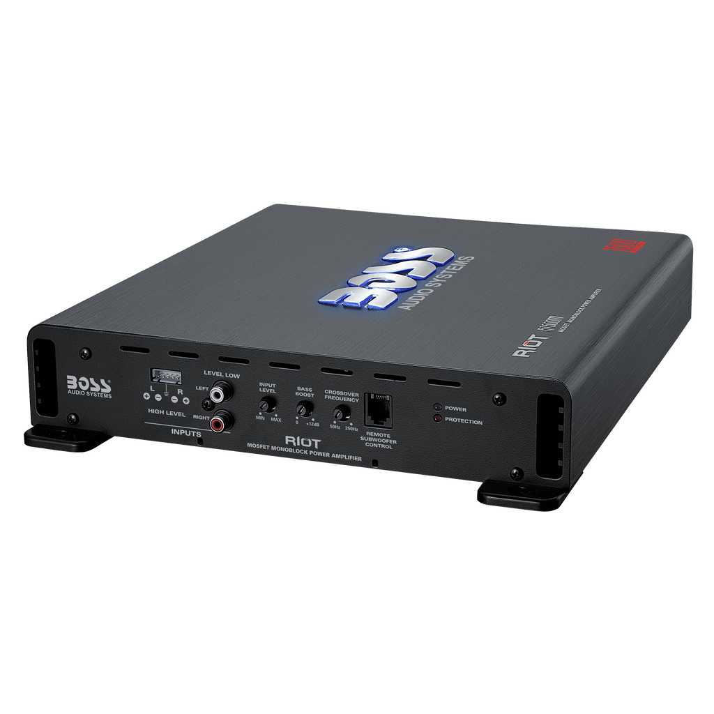 BOSS Audio Systems R1600M 1600 Watt Monoblock Car Amplifier, Mosfet Power Supply