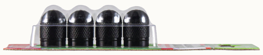 Slime Custom Series Black Anodized Metal Valve Caps, 20132