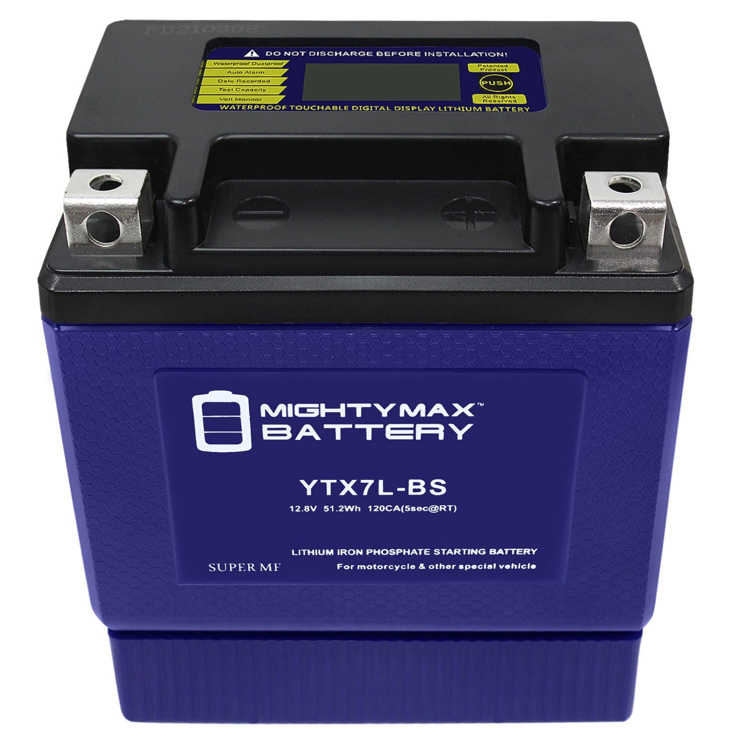 YTX7L-BS Lithium Battery Replaces Powersport Motorcycle ATV Scooter