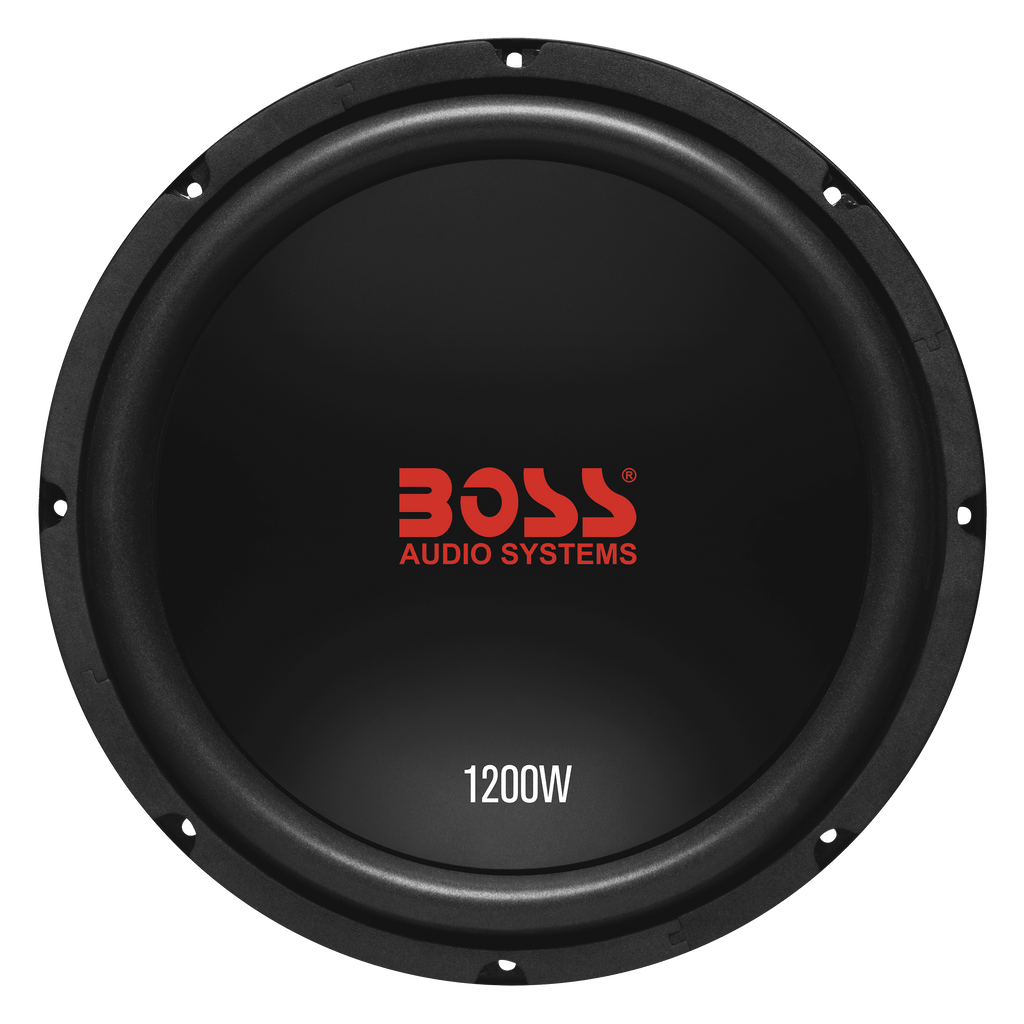 BOSS Audio Systems CXX124DVC Chaos Exxtreme Series 12 inch Car Audio Subwoofer - 1200 Watts Max, Dual 4 Ohm Voice Coil, for Truck, Boxes and Enclosures, Use With Amplifier