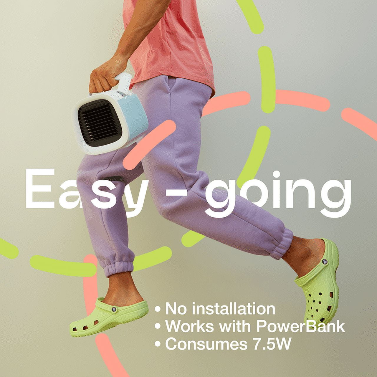 Evapolar evaCHILL Personal Air Cooler, Portable Air Conditioner, Evaporative Mini Air Cooler, Humidifier, Cooling 27 oz