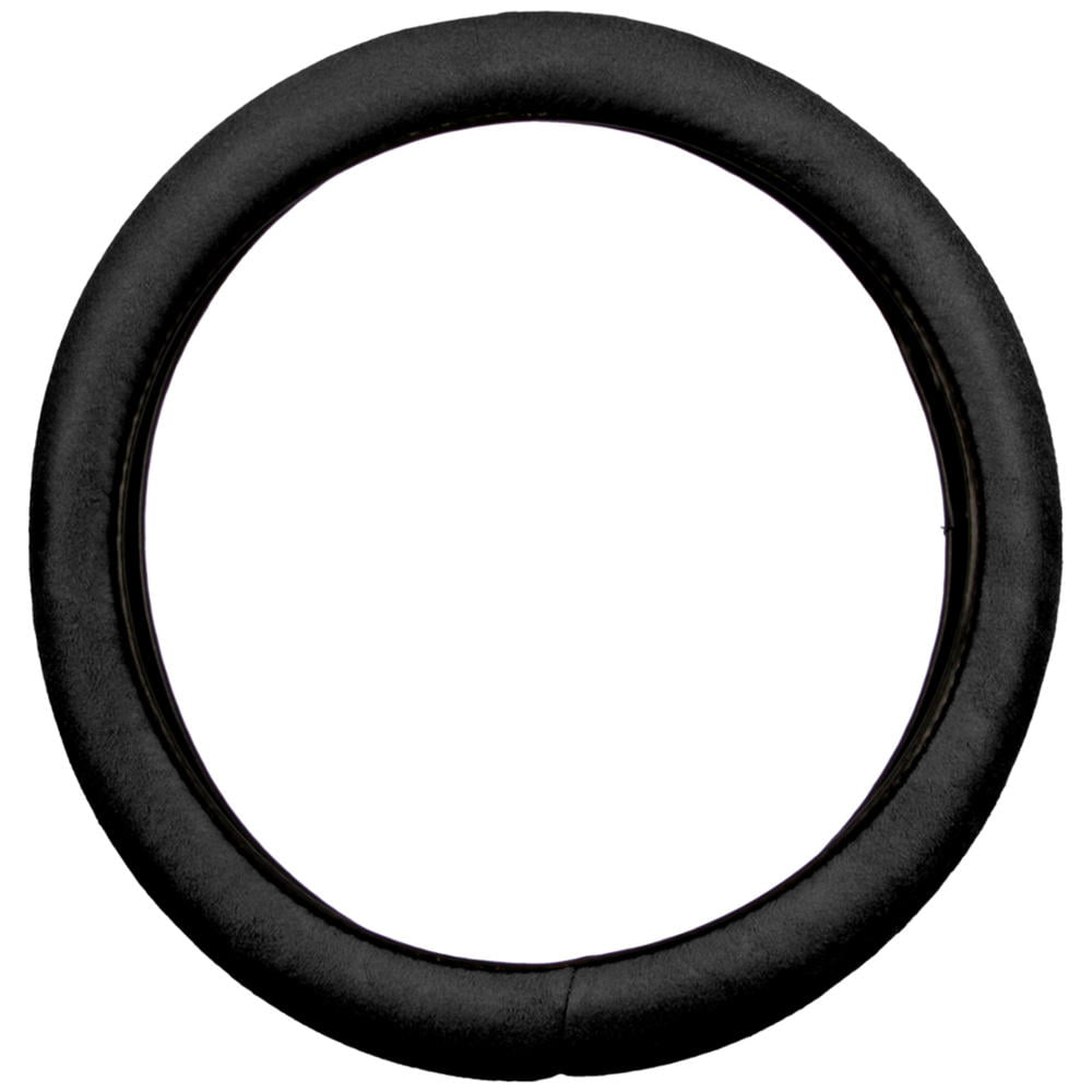 BDK Comfort Grip Memory Car Steering Wheel Cover - Standard Size, Max Protection From Hot & Cold Weather (3 Colors)