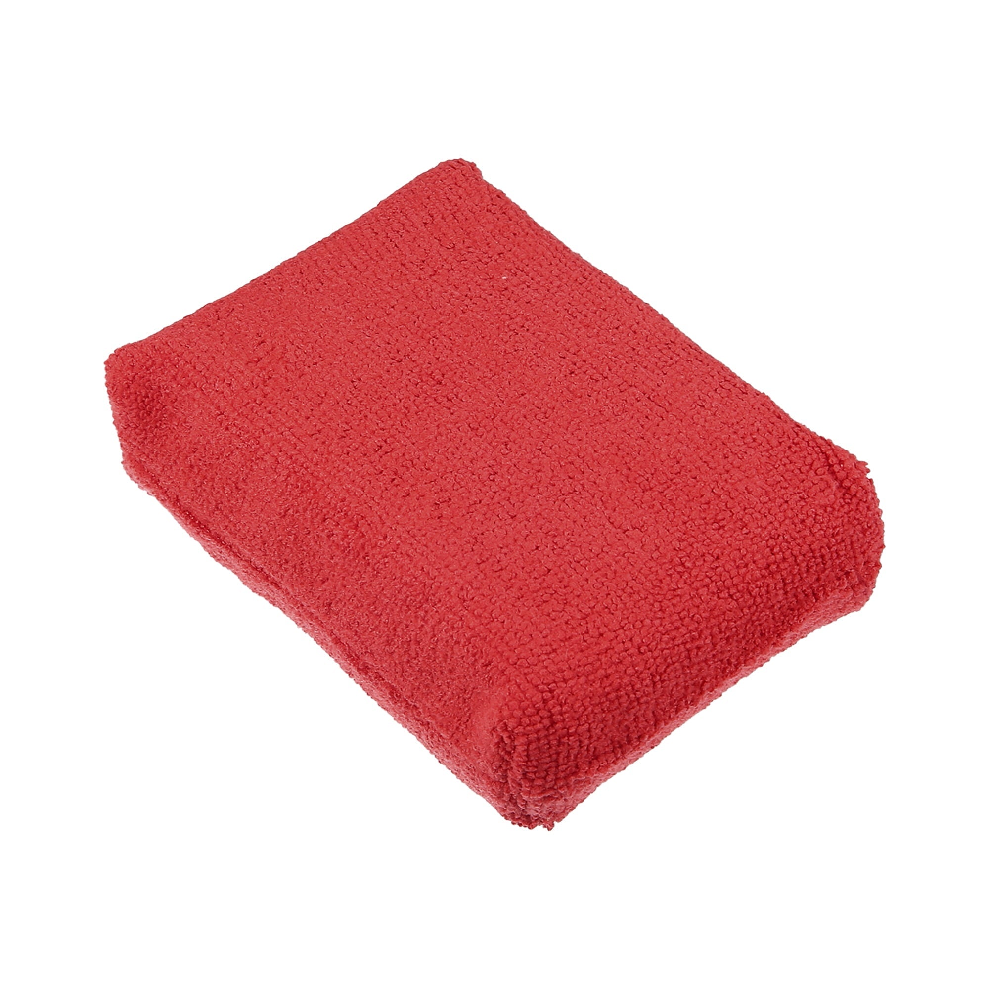 Unique Bargains 4pcs Red Microfiber Detailing Applicator Sponges for Applying Wax Car Wash Dirt Washing Tool
