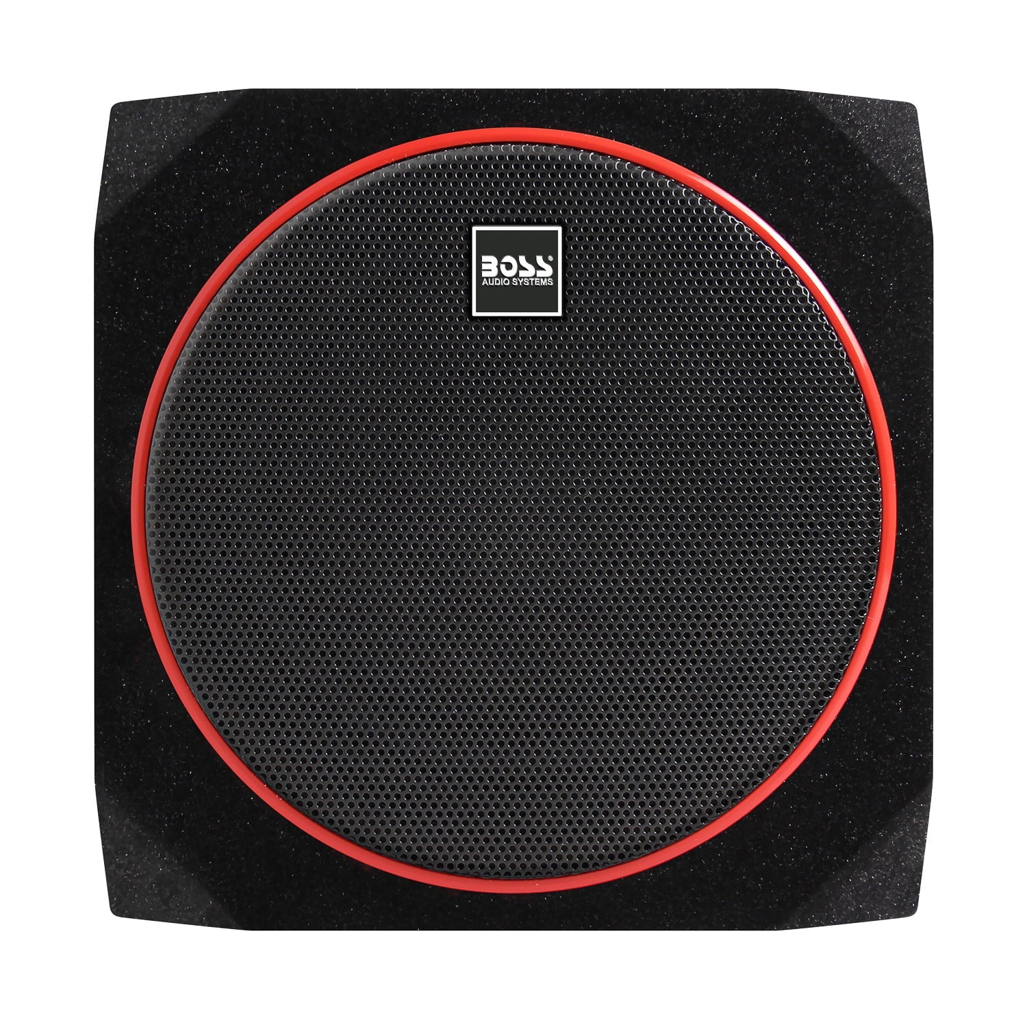 BOSS Audio Systems CUBE8 8 Inch Car Audio Subwoofer and Amplifier Package – Powered, Built-in Amplifier, Passive Radiator, Remote Subwoofer Control, For Truck, Boxes and Enclosures