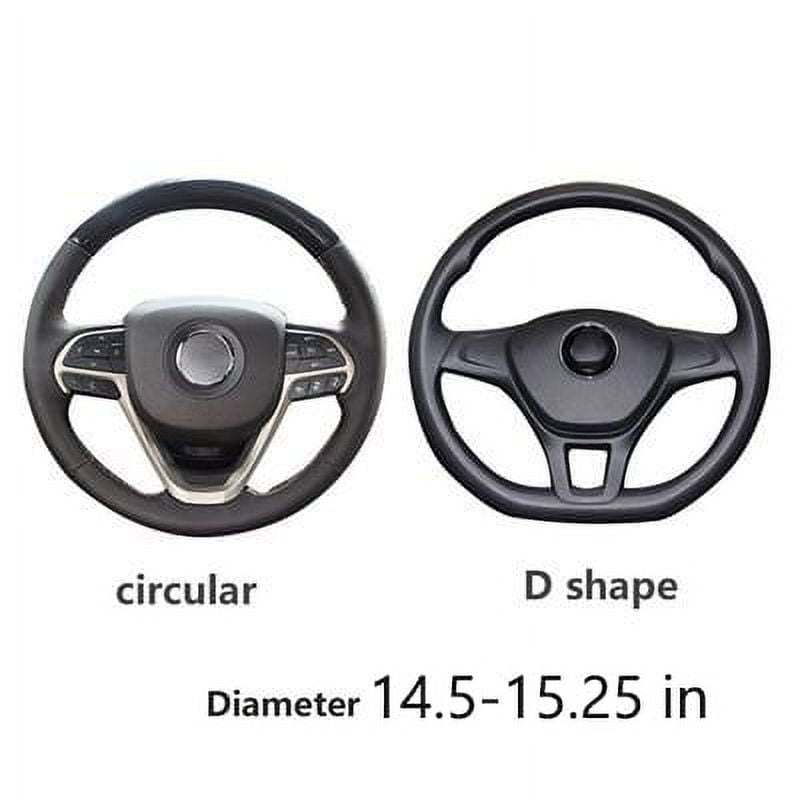 Doingart Universal Steering Wheel Cover - Auto Car Daisy Sunflower Steering Wheel Cover Non-slip and Sweat Absorption Steering Wheel Cover Universal 14.5 to 15.25 inches