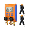 Elitech Digital Manifold Gauge HVAC 2-Way Valve with Thermometer Clamps