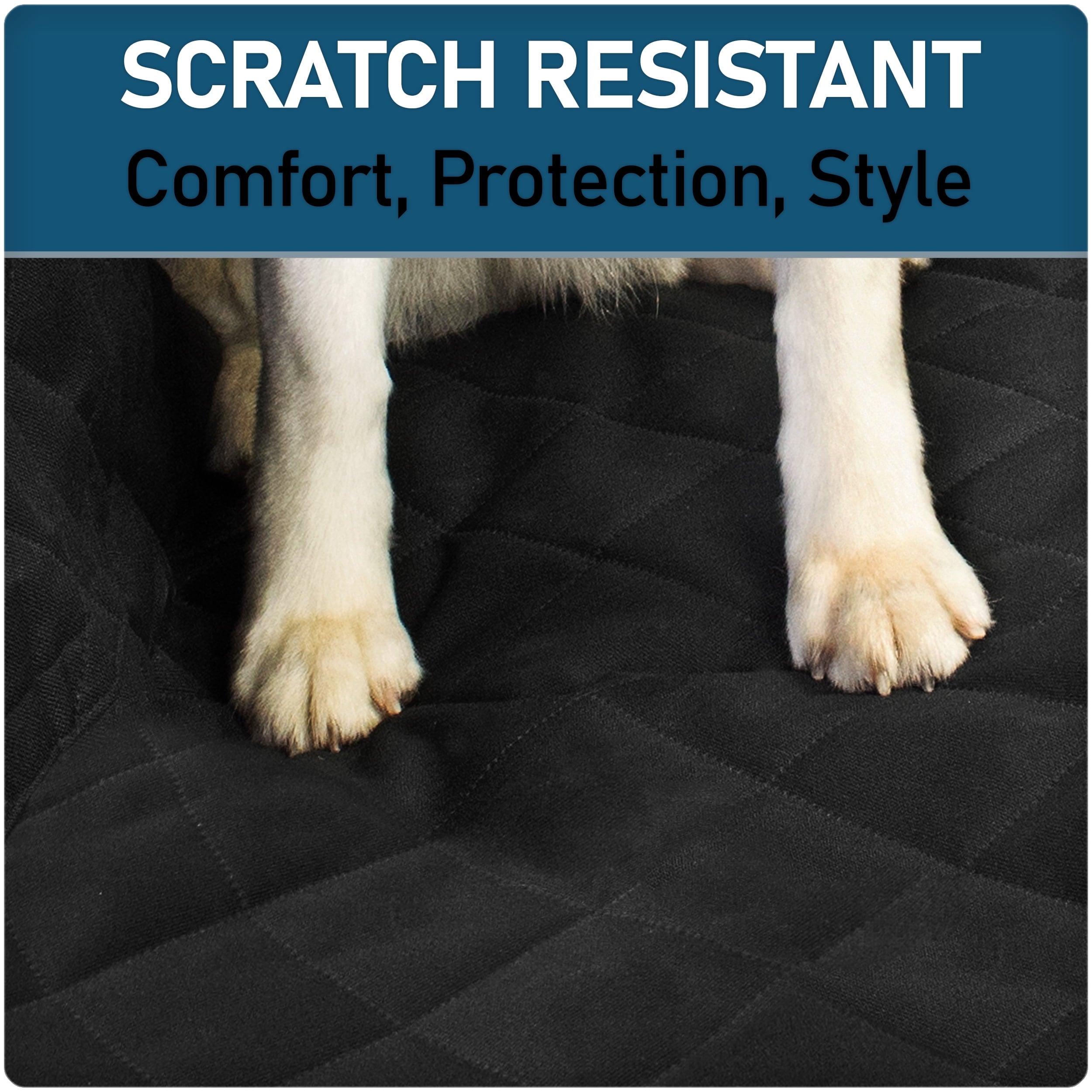 Custom Accessories 1 Piece Front Car Seat Black Pet Protection, 40604WDC