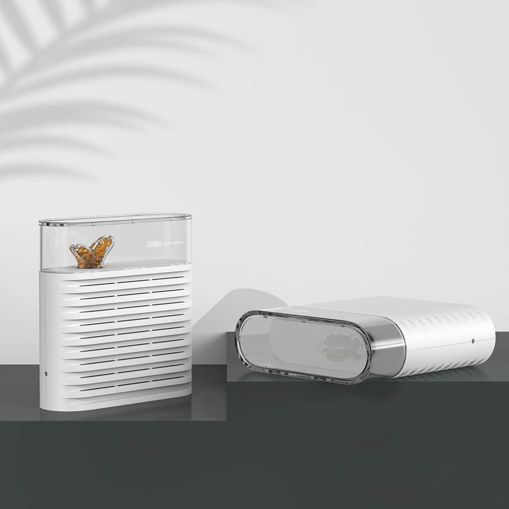 Sothing Mini Air Dehumidifier Portable Rechargeable Reuse Air Dryer Moisture Absorber For Office Home Use 150ml