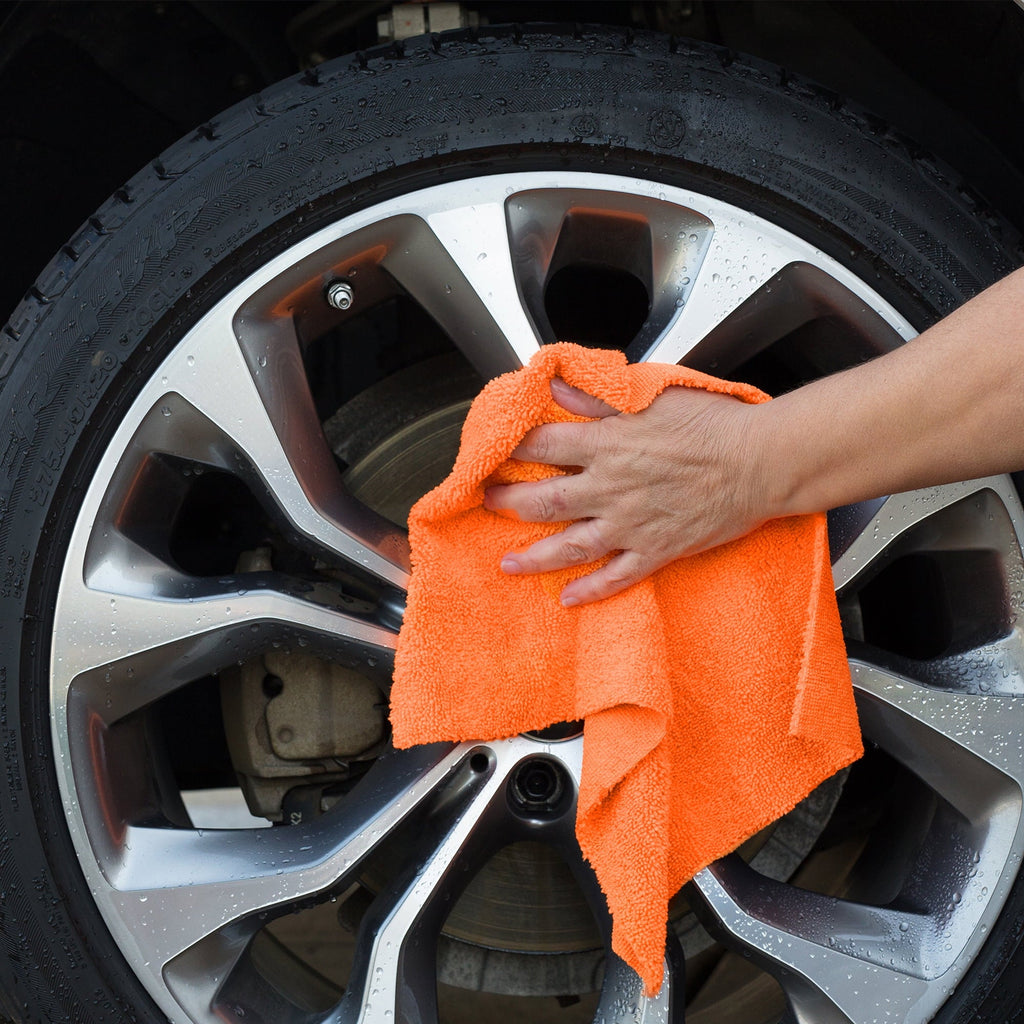 Auto Drive  Multi-Purpose Microfiber Cleaning Towels 10 Pack, Assorted Colors