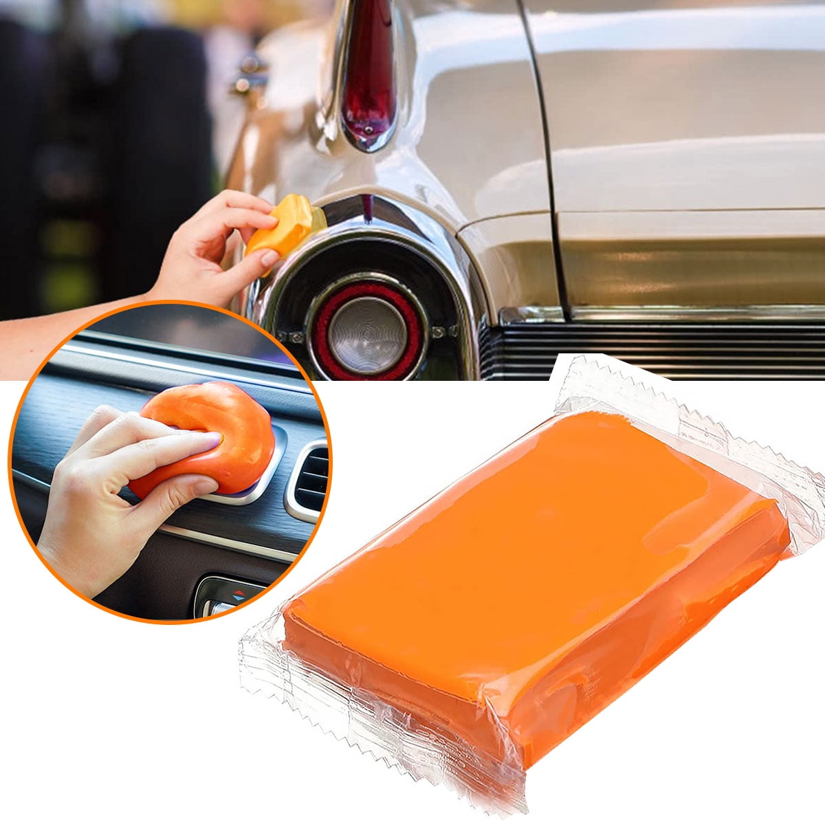 Lieonvis Car Clay Bar 100g,Premium Grade Clay Bars Detailing Magic Clay Bar Cleaner Auto Wash Bars with Washing and Adsorption Capacity for Car Wash Car Detailing Clean RV Bus Glass Cleaning