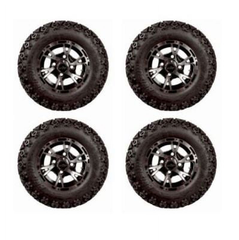 Lift Kit Combo with 10" Flash Wheels & Tires for STAR Golf Carts 2005-2009
