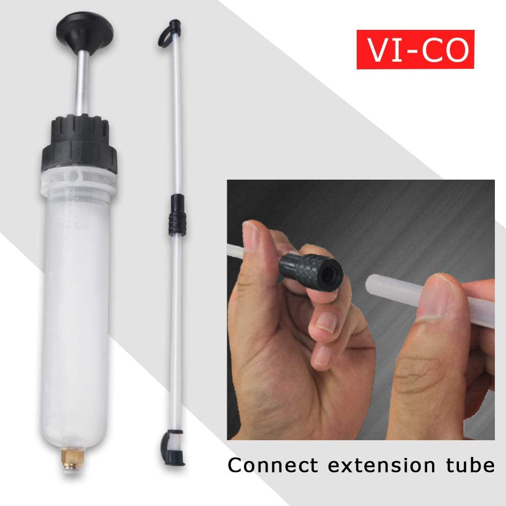 Hand Oil Change Syringe Brake Fluid Extractor Pump Automotive Oil Syringe 200cc