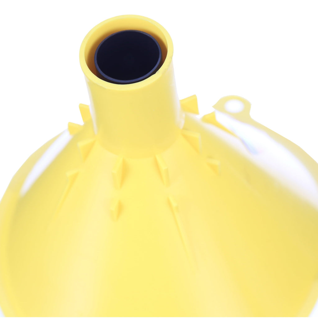 Hopkins FloTool Gas Gauge Task Specific Plastic Funnel Yellow, 10711PDQ3