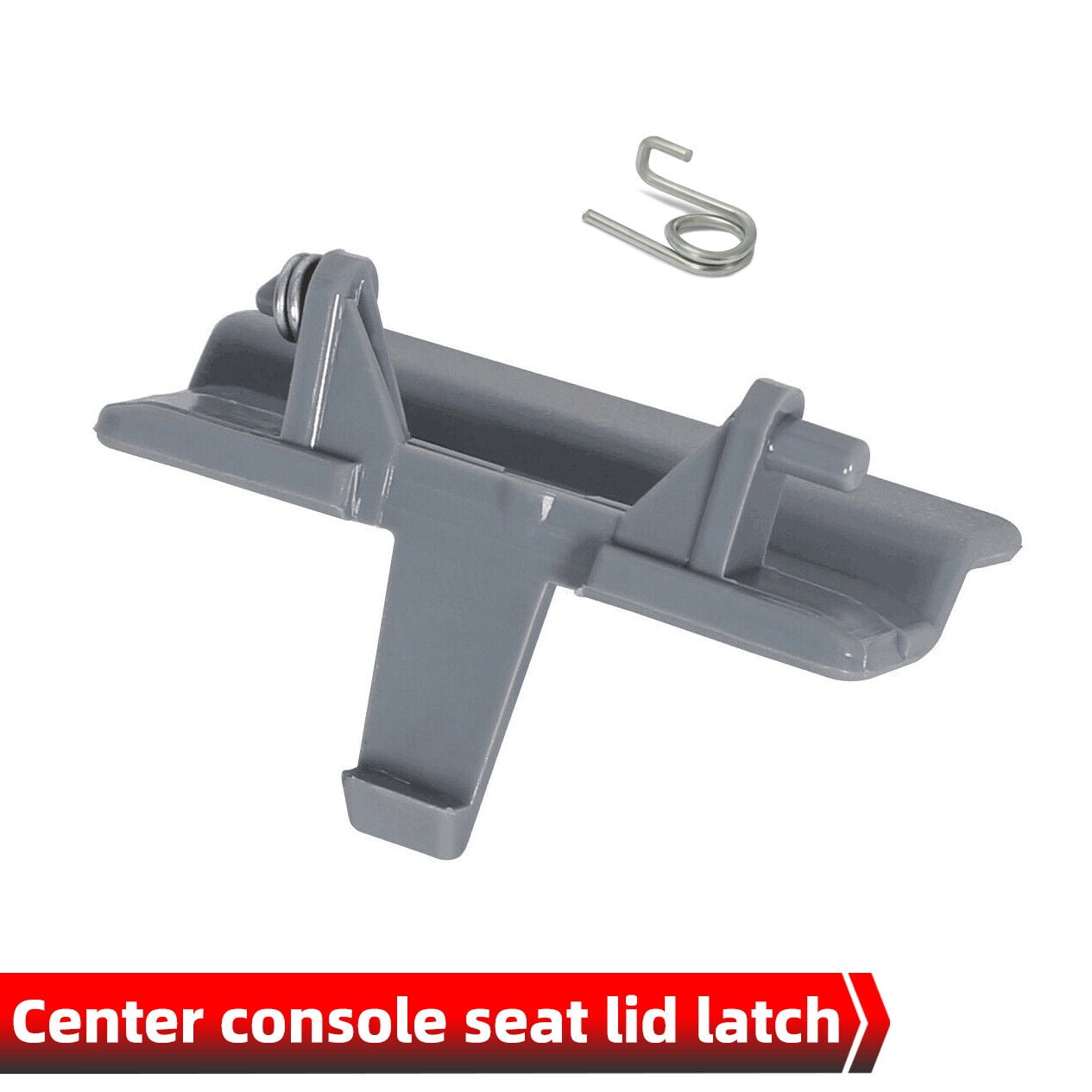 Kojem Center Console Jump Seat Lid Latch for 2010-2018 Ford F150 F-150 Replacement for BL34-18672A66 Gray