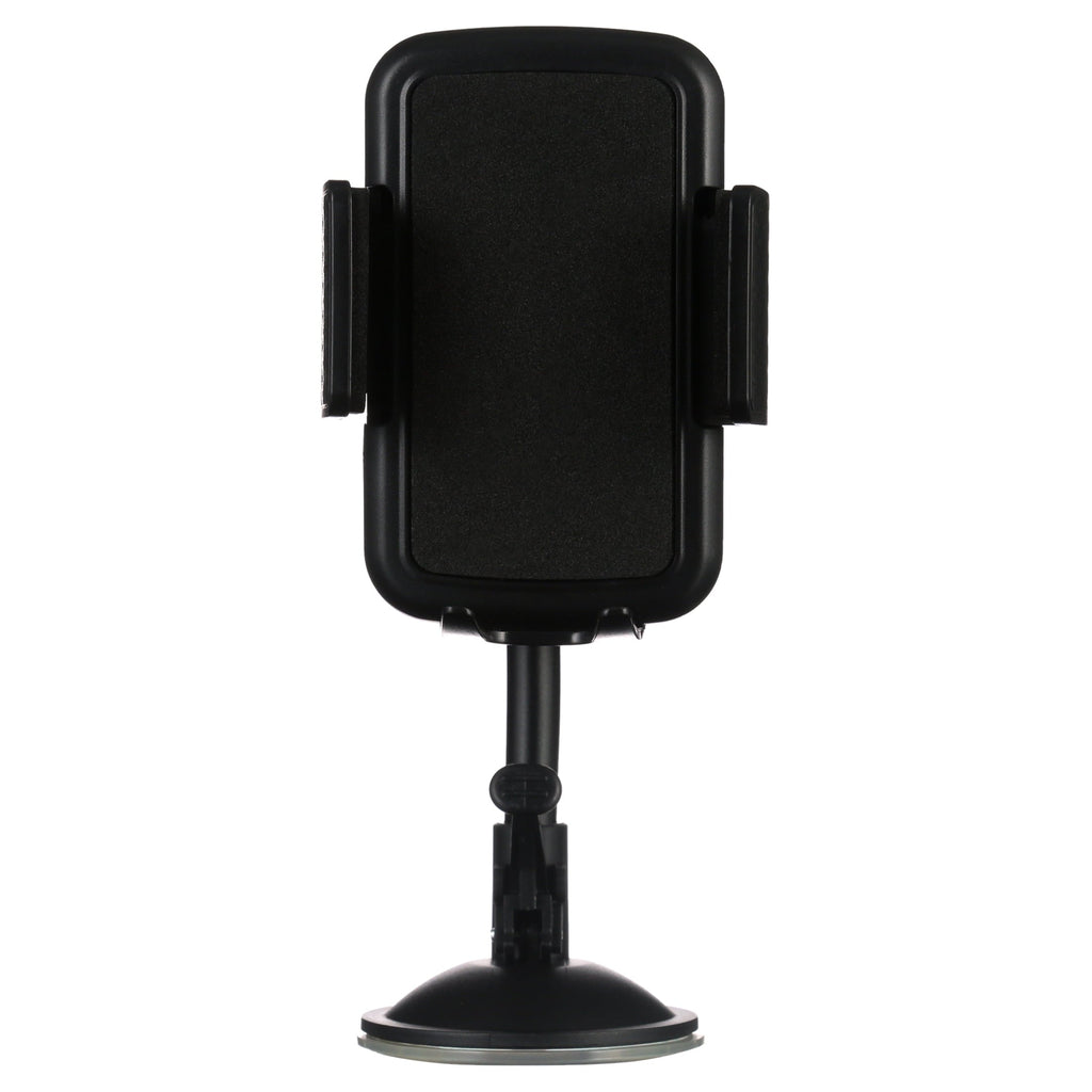 onn. Car Window or Dash Phone Mount Compatible with 2 in- 3.7 in Wide Mobile Phones