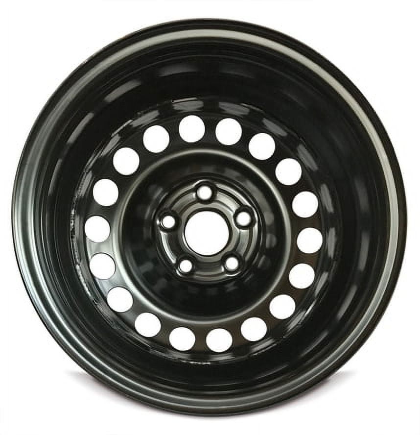 Wheel Rim for 2006-2016 Volkswagen Jetta 15 in Black Steel Rim Direct Fit