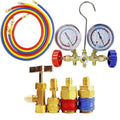 BLUESON Manifold Gauge Kit Air Conditioning Tool For R410A R32 R404A R134A