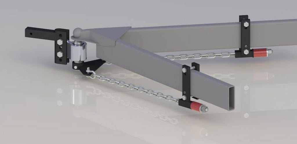 Andersen 3350 No-Sway' Weight Distribution Hitch 4" Drop / Rise, 2 5/16 Ball, 3", 4", 5", 6" Frame Brackets