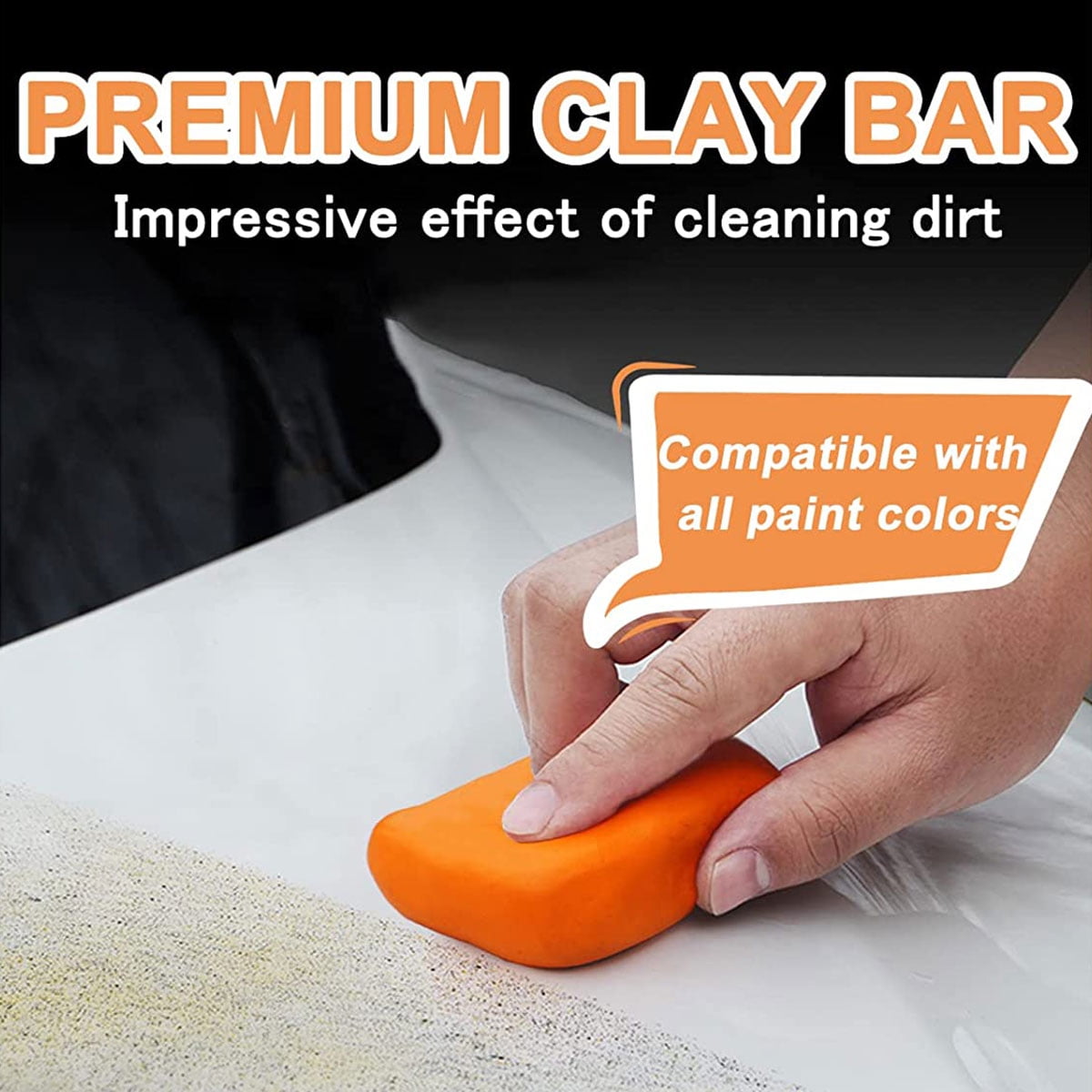 Lieonvis Car Clay Bar 100g,Premium Grade Clay Bars Detailing Magic Clay Bar Cleaner Auto Wash Bars with Washing and Adsorption Capacity for Car Wash Car Detailing Clean RV Bus Glass Cleaning