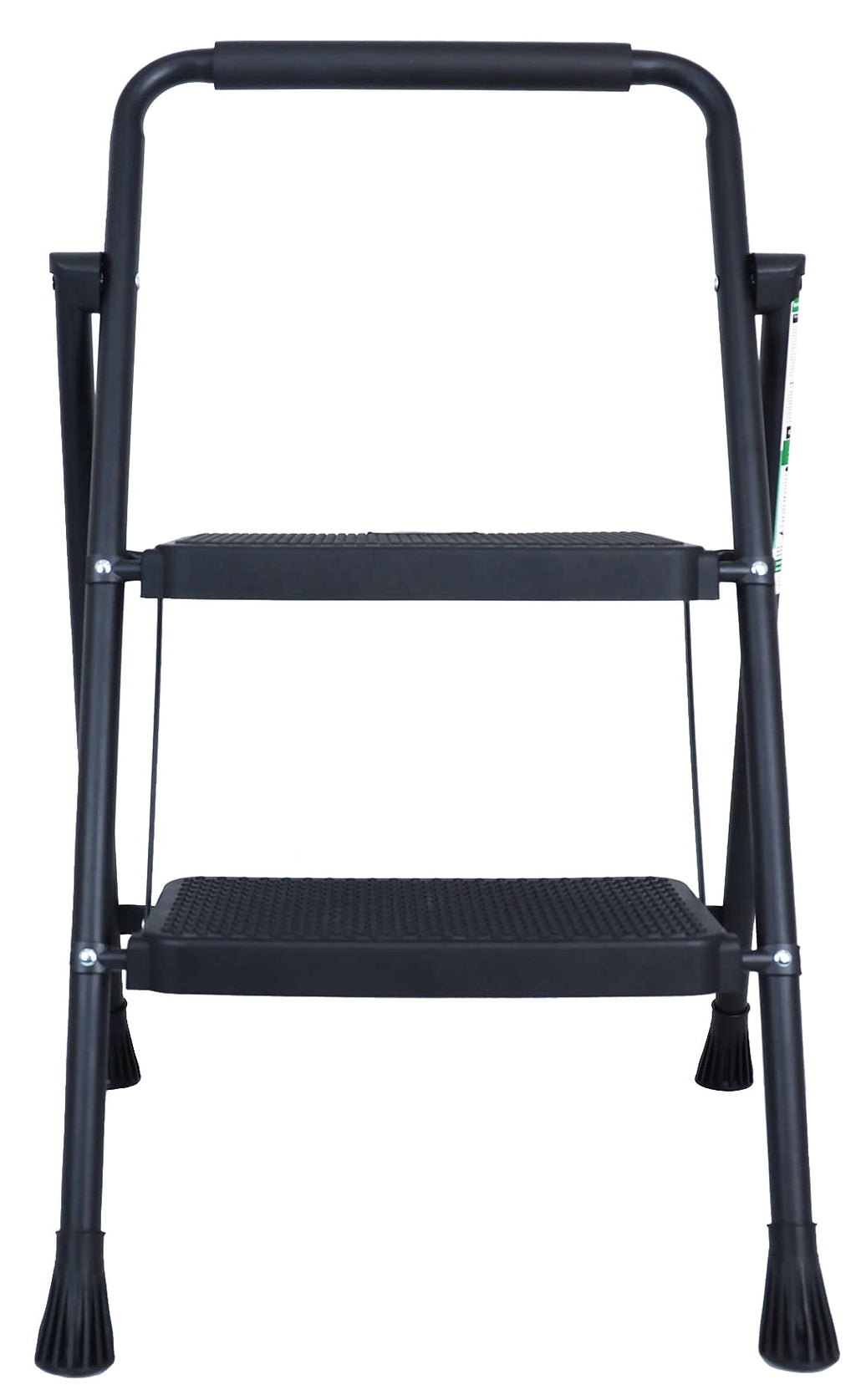 Elevon Folding Step Stool with Wide Anti-Slip Pedal, 330lbs Sturdy Steel Ladder, 2-Step
