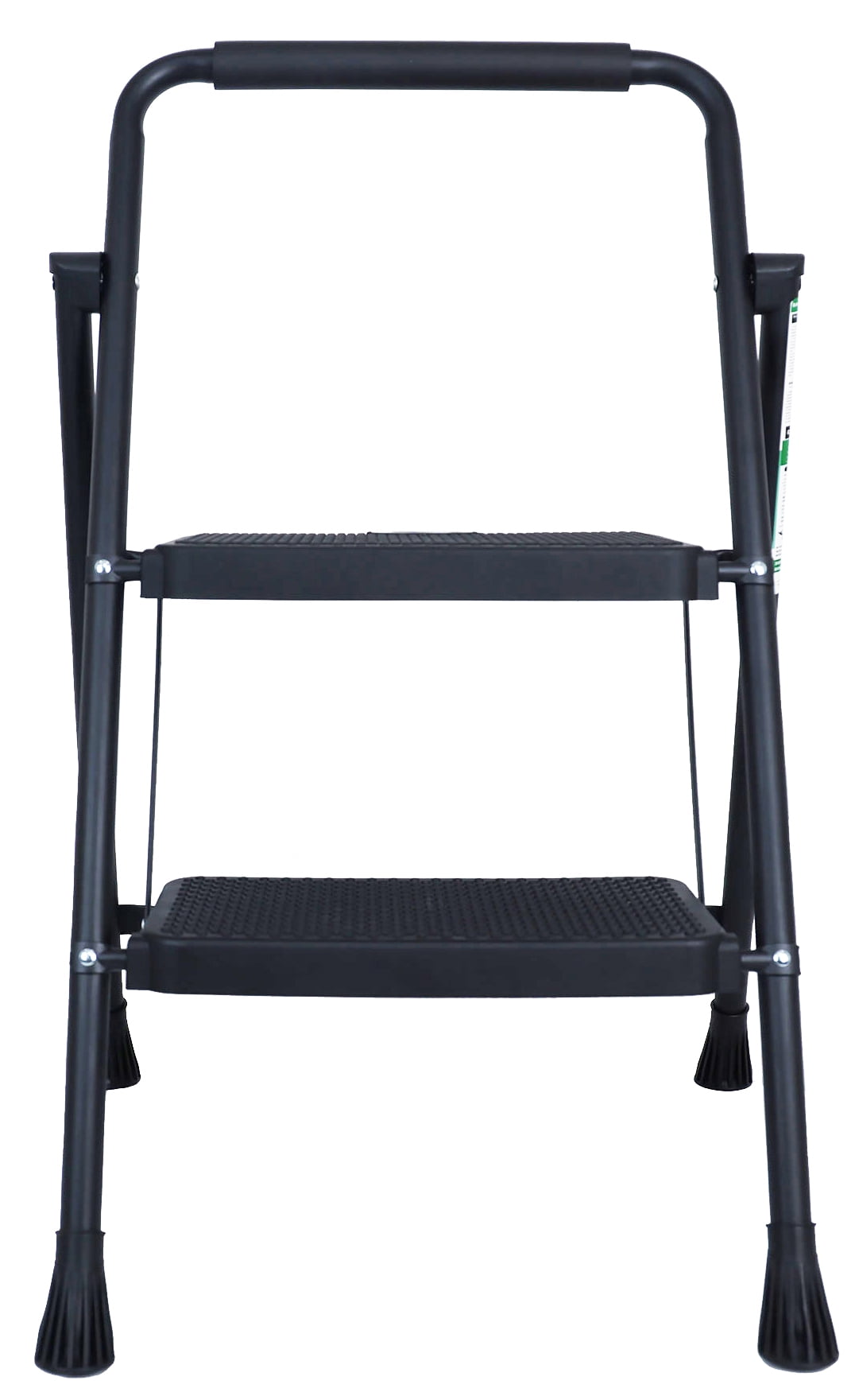 Elevon Folding Step Stool with Wide Anti-Slip Pedal, 330lbs Sturdy Steel Ladder, 2-Step