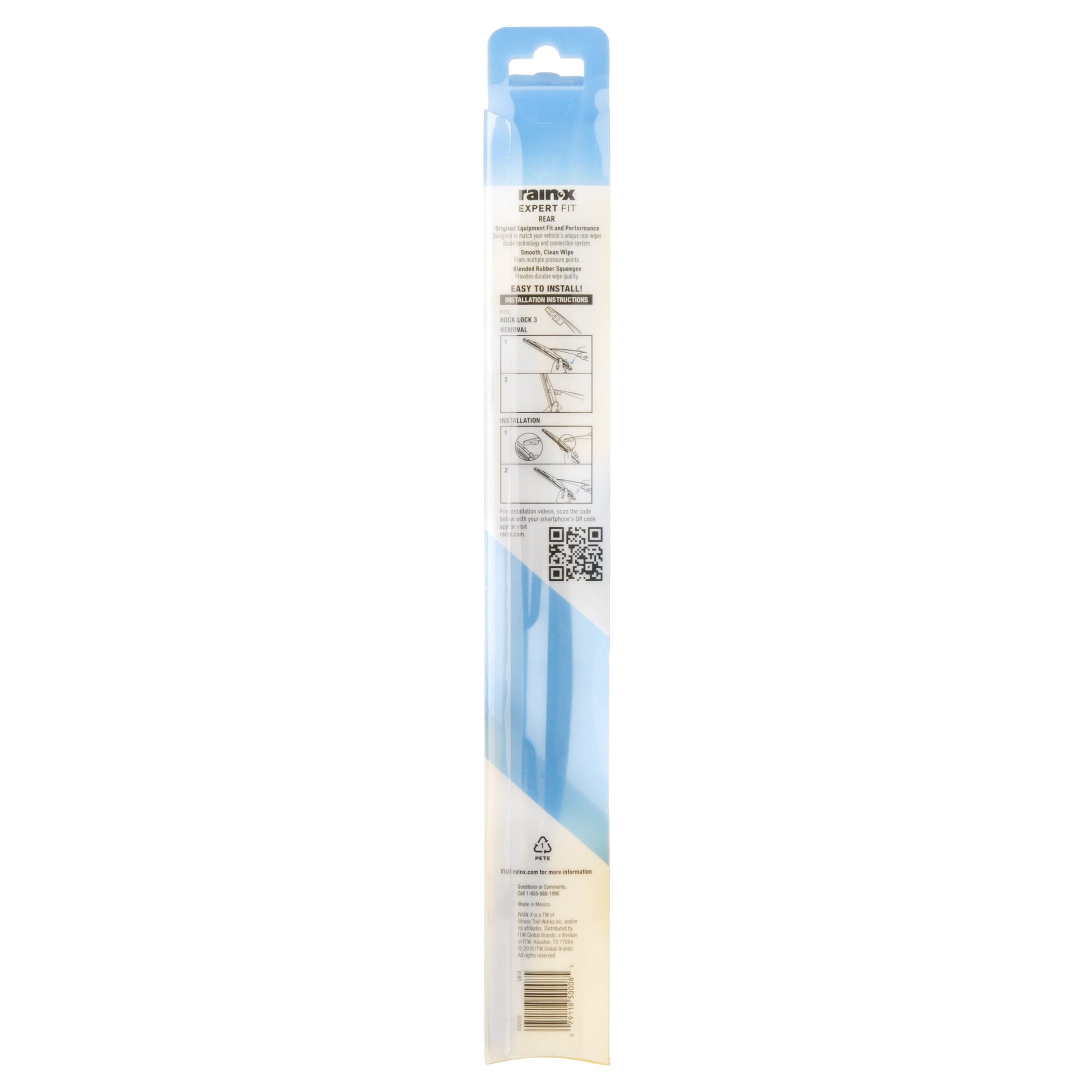 Rain-X Expert Fit Rear Wiper Blade 12" Replacement 12E - 850006